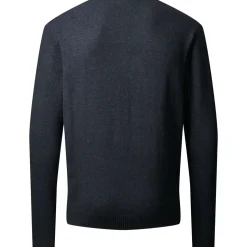 MCS Adrian Lambswool Knit Navy Melange