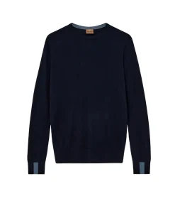 Mos Mosh Gallery Mmgadam Soft Knit Navy