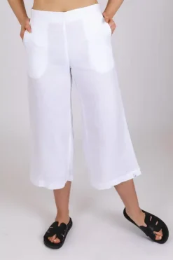 Nakoa Linen Culottes Coconut Milk