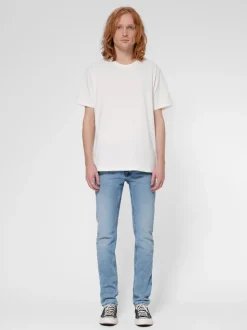 Nudie Jeans Lean Dean Warm Days Blue