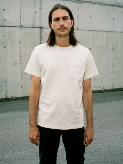 Nudie Jeans Roy Heavy Slub T-Shirt Ecru