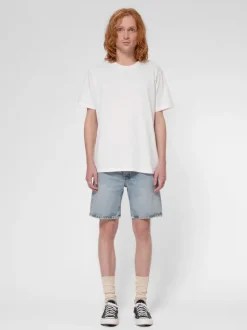 Nudie Jeans Seth Denim Shorts Sea Salt