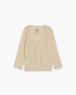 OAS Net Cardigan Ecru
