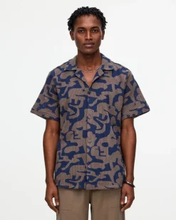 OAS Puzzlotec Cuba Net Shirt Morel