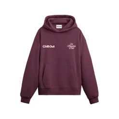 On Vacation Chill Out Hoodie Burgundy