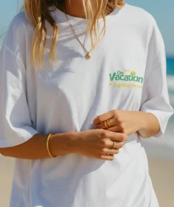 On Vacation Lemonade T-shirt White