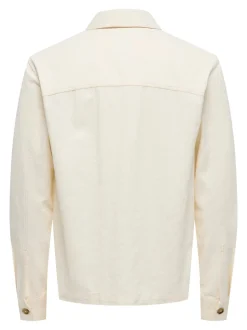 Only & Sons Onscolt Reg Ls Shirt White