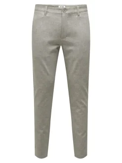 Only & Sons Onsmark Slim Check Pant Grey