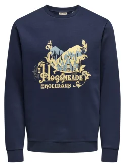 Onsxmas Crew Navy Blazer