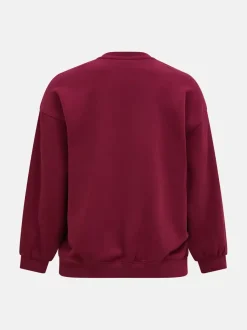 Peak Performance Cotton Terry Crew Women Vertical Zenith