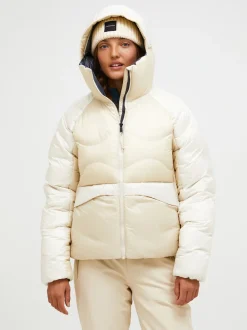 Peak Performance Helium Diamond Fuse Down Jacket Women Sandfog/Moiuntain Mist