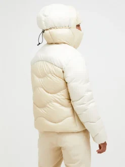 Peak Performance Helium Diamond Fuse Down Jacket Women Sandfog/Moiuntain Mist