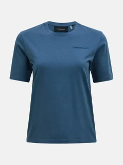 Peak Performance Original Small Logo Tee Women Mountain Lake