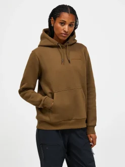 Peak Performance Original Small Logo Hood Women Meadow Moss