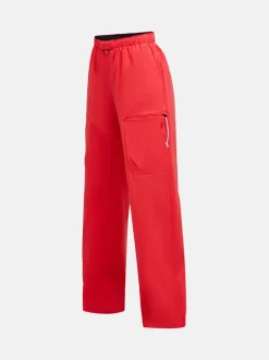 Peak Performance Outdoor Cargo Pants Women Brilliant Red