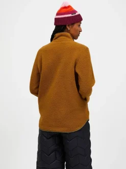 Peak Performance Pile Zip Jacket Women Earthy Summit