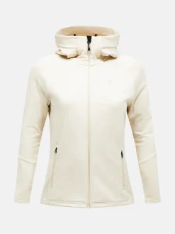 Peak Performance Rider Essentials Zip Hood Women Sand Fog