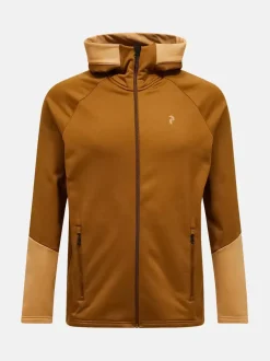 Peak Performance Rider Essentials Zip Hood Men Earthy Summit/Sierra Sand