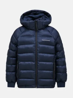 Peak Performance Tomic Insulated Hood Jacket Junior Blue Shadow