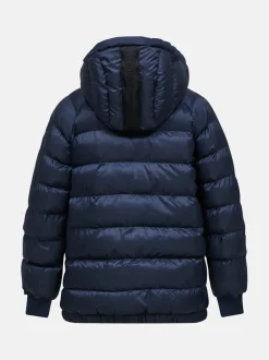 Peak Performance Tomic Insulated Hood Jacket Junior Blue Shadow