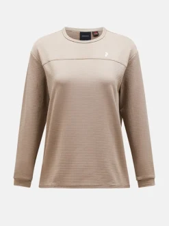 Peak Performance Trail Polartec®  Power Grid™ Crew Women Avid Beige