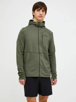 Peak Performance Trail Polartec Zip Hood Men Pine Needle
