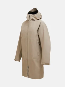 Peak Performance Treeline HIPE® Shell Parka Men Avid beige