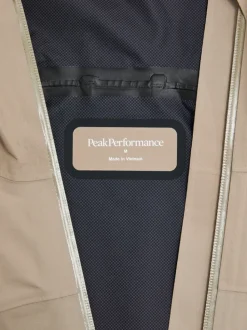 Peak Performance Treeline HIPE® Shell Parka Men Avid beige