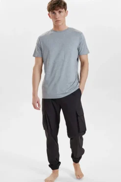 Resteröds Bamboo Tee Grey Melange