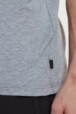 Resteröds Bamboo Tee Grey Melange