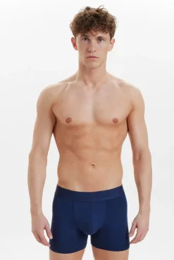Resteröds Gunnar Boxer Bamboo 3-pack – Regular leg Navy