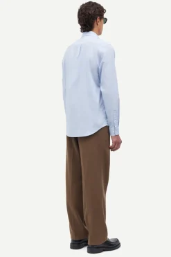 Samsøe Samsøe Liam Linen BA Shirt Skyway