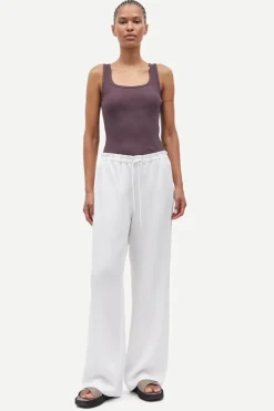 Samsøe Samsøe Satopiary Trousers Egret