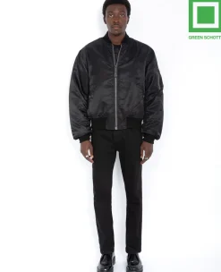 Schott Airforce MA-1 Bomber Jacket Black
