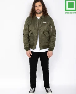 Schott CWU Bomber Jacket  Army Khaki