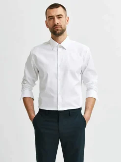 Selected Homme Ethan Classic Shirt Bright White