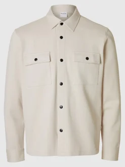 Selected Homme Jackie Sweat Jacket  Oatmeal