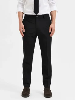 Selected Homme Liam Trousers Black