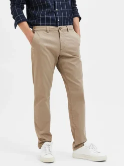 Selected Homme New Miles Slim Flex Pant Greige