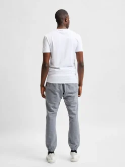 Selected Homme New Pima O-Neck Bright White