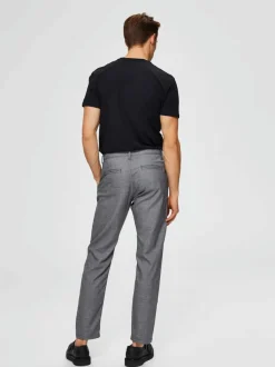 Selected Homme New Pima V-Neck Black