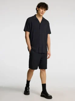 Selected Homme Regular-Nico Press Chino Shorts Black