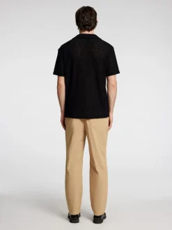 Selected Homme Relax Bane Jersey SS Shirt Black
