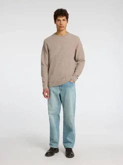 Selected Homme Ross Crew Neck Knit Oatmeal