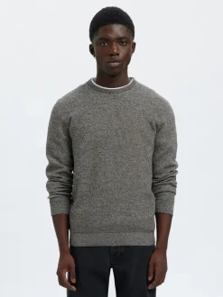Selected Homme Ross Crew Neck Knit Black