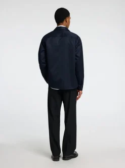 Selected Homme Scott Twill Formal Overshirt Sky Captain