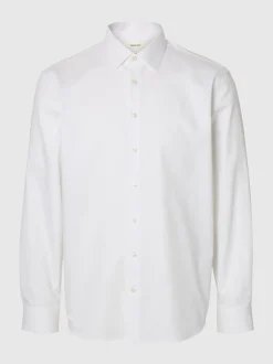 Selected Homme Slhreg Performance Shirt Bright White
