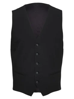Selected Homme Slim-Liam Waistcoat Black