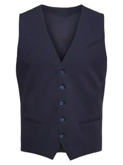 Selected Homme Slim-Liam Waistcoat Navy Blazer