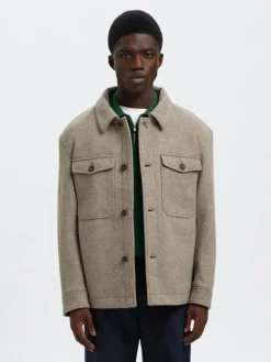 Slhmitch Wool Blend Shacket